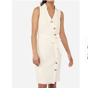 NWT EXPRESS 🤎 Sleeveless Midi Shirt-Dress